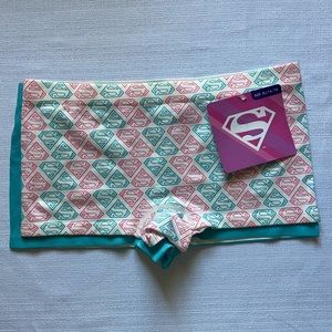 DC Comics Supergirl 2 Piece Boy Shorts For Girls-XL/14-16